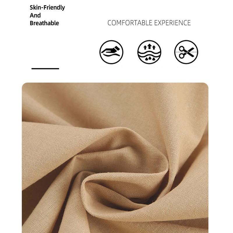 Solid Backless Beach Sling Dresses Women  Summer Vintage V-neck Sleeveless Loose A-line Dress EMA