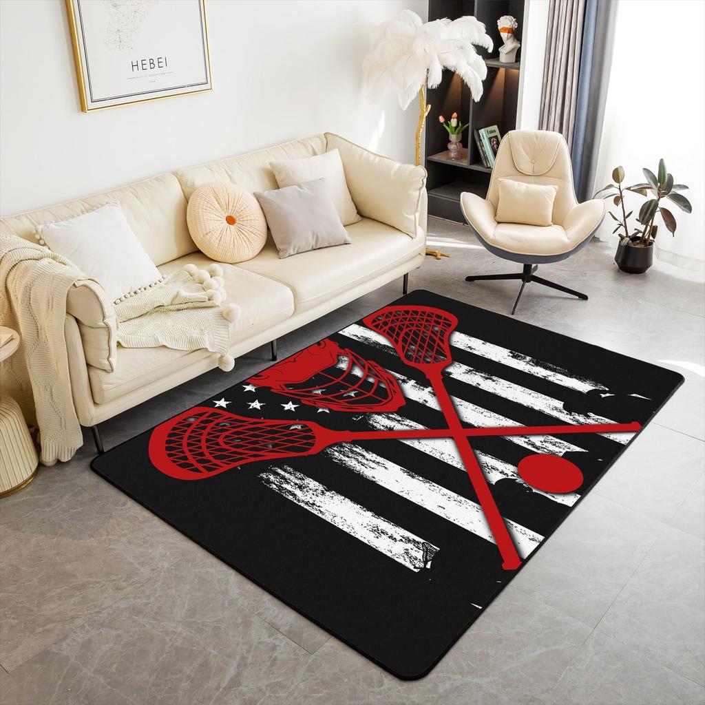 Erosebridal Cartoon Axolotl Area Rug 5x7 for Kids Boys Girls Bedside, Kawaii Axolotl Indoor Floor Mat Non Slip, Cute Reptiles Fish Sea Weed