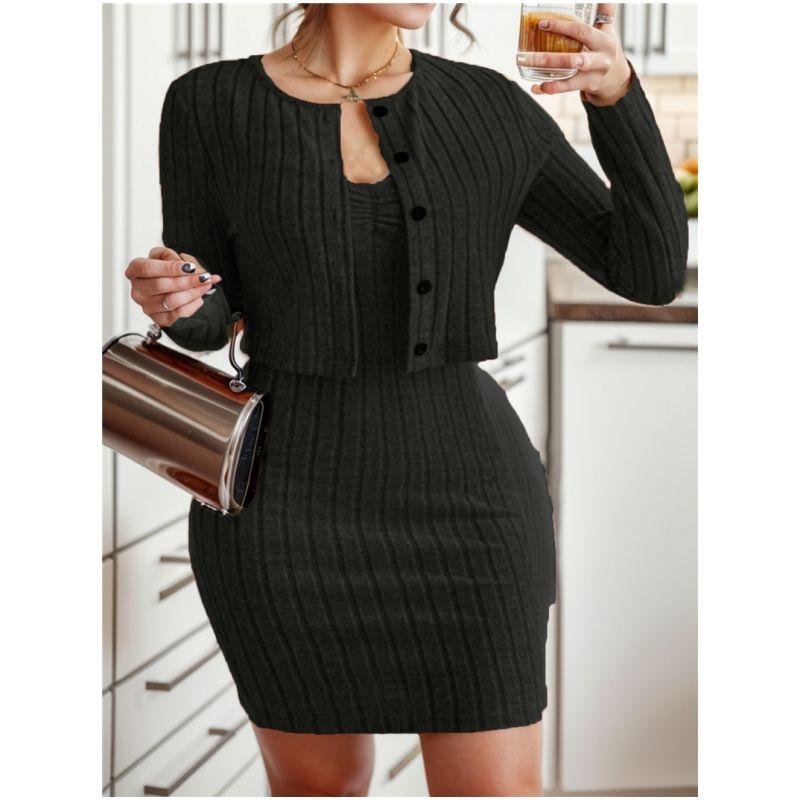 Fashion Cardigan Slim Fit Dress Sling