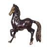 Showpiece for Home Decor, Antique Home Decor Horse Brass Metal Sculpture, Horse Brass Statue for Home Decor, Animal Figurine Decorative Item 21.59 Cm