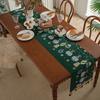 American Christmas Festive Table Runner Long Tablecloth Dining Table Cover