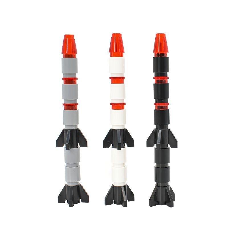 MOC Building Blocks Rocket Launcher Missile Modelling Cannonball Decoration Modification Technical Parts Compatible with Legoeds