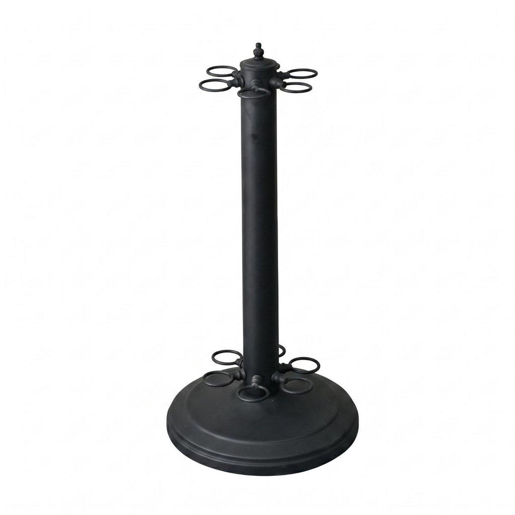 Upright Heavy Duty Billiard Cue Rack Metal 6 Slot Stand Pool Holder for