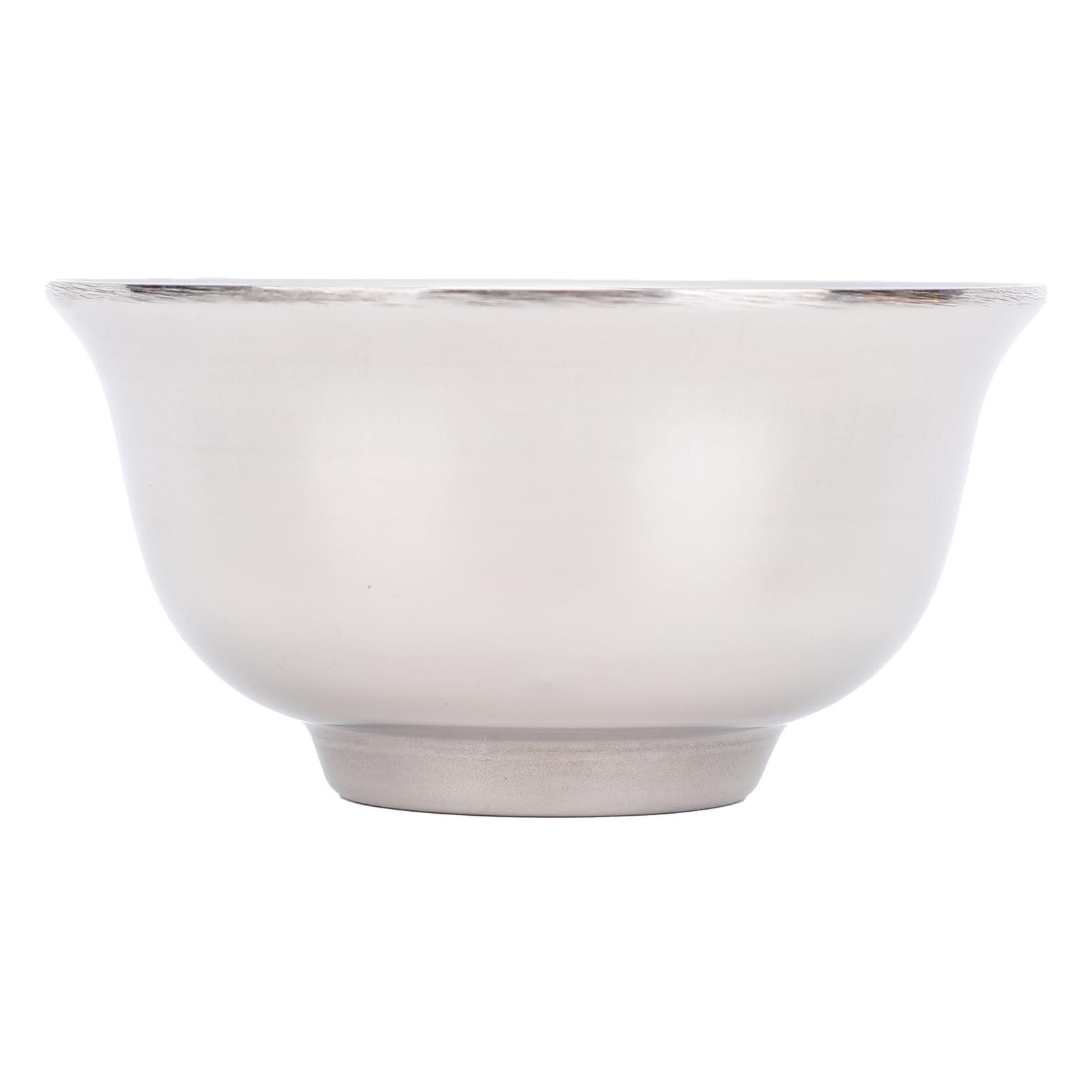 

Чаша для бритья из нержавеющей стали Широкая чаша для бритья Многоцелевая Легко чистить для мужчин