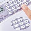 Durable 3-in-1 Ruler With Protractor Clear Multi-function Ruler 15cm Calculator Ruler School Office