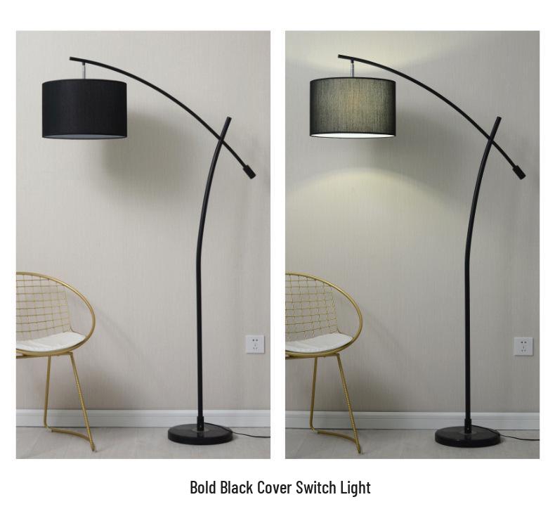 Nordic Style Floor Lamp: Versatile Bedside or Living Room Lighting
