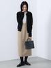 Knit Front Lace Knit Cardigan BLACK ONE SIZE [Beams Heart] L/S Women's