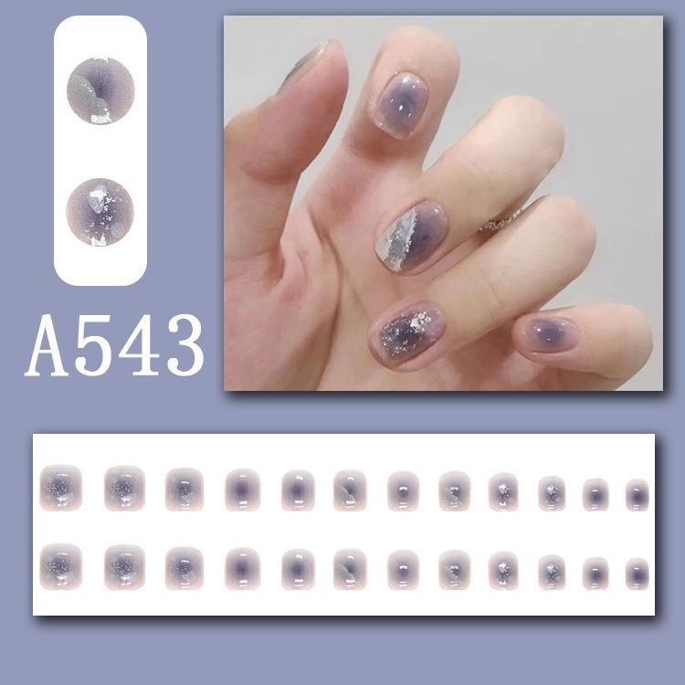 Summer Fresh French Line Cool Style Detachable Nail Art Tips