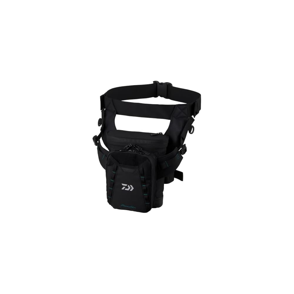 Daiwa Emeraldas Tactical Side Bag C Black Fishing Gear Storage Bag