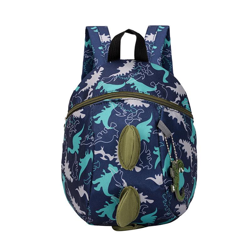 New Cute Dinosaur Baby Boy and Girl Schoolbag, Cartoon Kindergarten Schoolbag, Early Education Class Children's Schoolbag