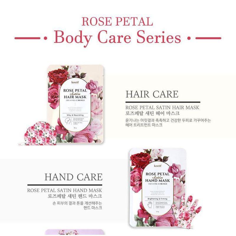 PETITFEE - Rose Petal Satin Hair Mask