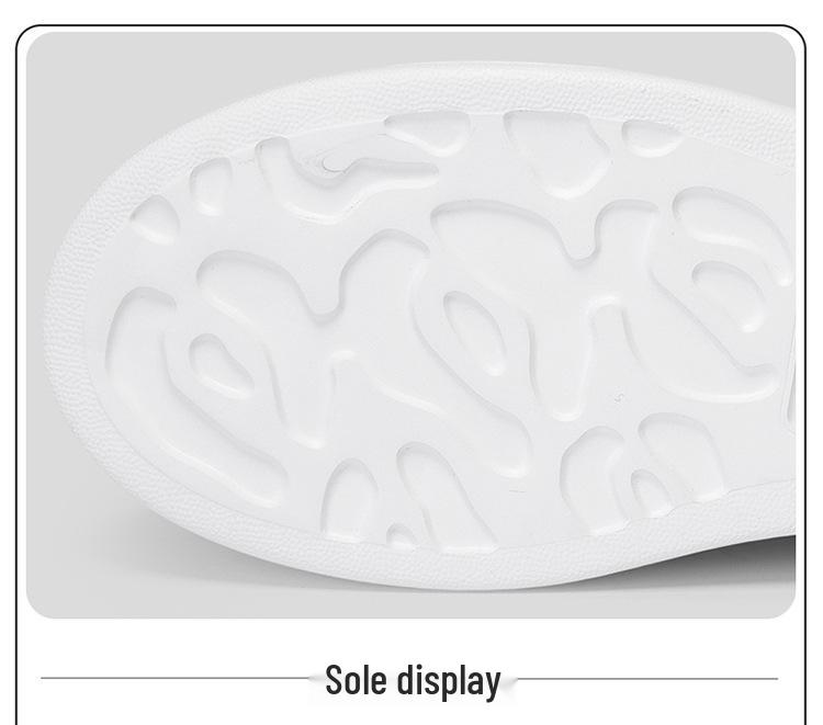 Men's White Height-Increasing Sneakers with Thick Sole, Invisible Inner Lift, and Casual Style, Large Sizes Available, 10cm Boost.