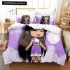 3D Anime The Gacha Girl Bedding Sets Duvet Cover Set With Pillowcase Twin Full Queen King Bedclothes Bed Linen For Home Textiles