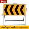 Anxuan Road Construction Traffic Warning Sign with Frame