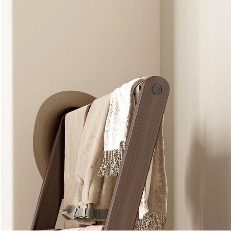 Foldable Coat Racks Wooden Floor Removable Space Saving Clothes Racks Cheap Hallway Wardrobe Organizer Shelf Dressing Rooms