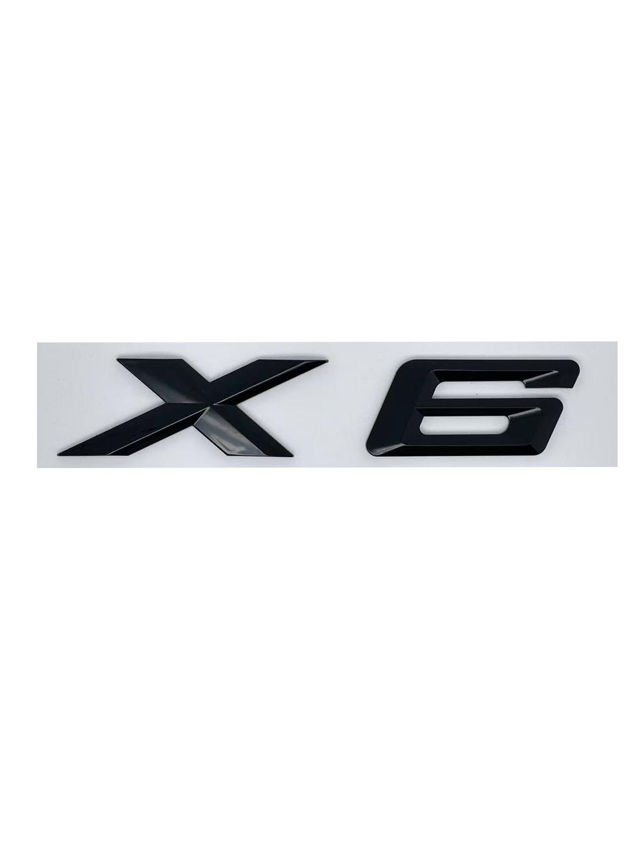 

3D ABS Letter Badges for Trunk Emblem suitable for BMW X6 models E71 F16 E72 G06 as well as XDRIVE 30d 28i 30i 35i 50i