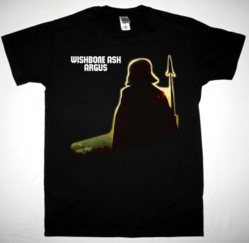 

Wishbone Ash Argus Черные футболки 1972 Uriah Heep Принт Футболка Мужчины Рубашки O-Neck Короткий рукав Летняя футболка Топы Повседневная футболка