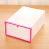 Scatola Trasparente Portaoggetti Organizer per Scarpe in Plastica Antipolvere Resistente all'Umidità 1 pz