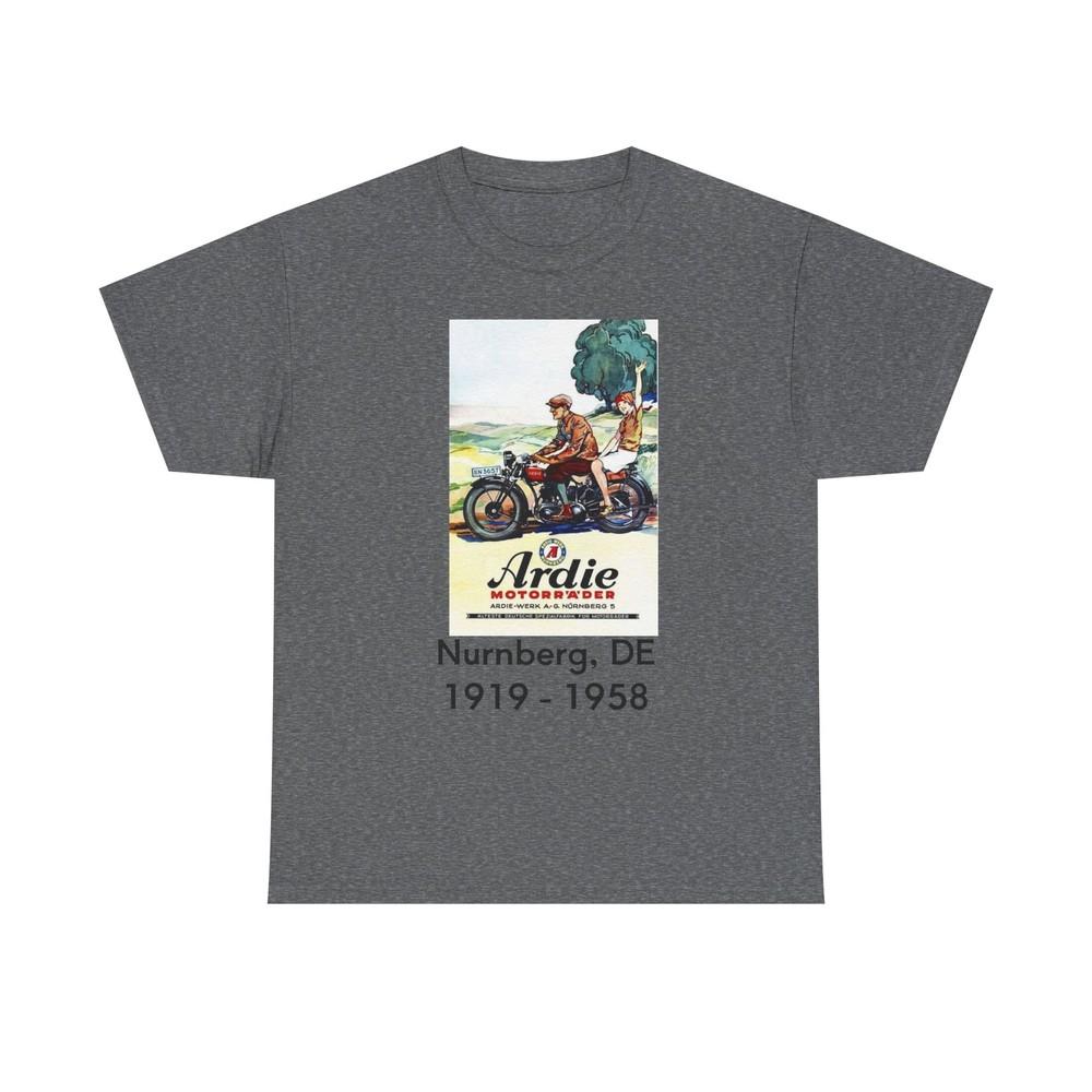 

Vintage Ardie MOTORR A DER Nurmberg, DE 1919-1958 Retro T-Shirt, Motorcycle Unisex T-Shirt XXXXL