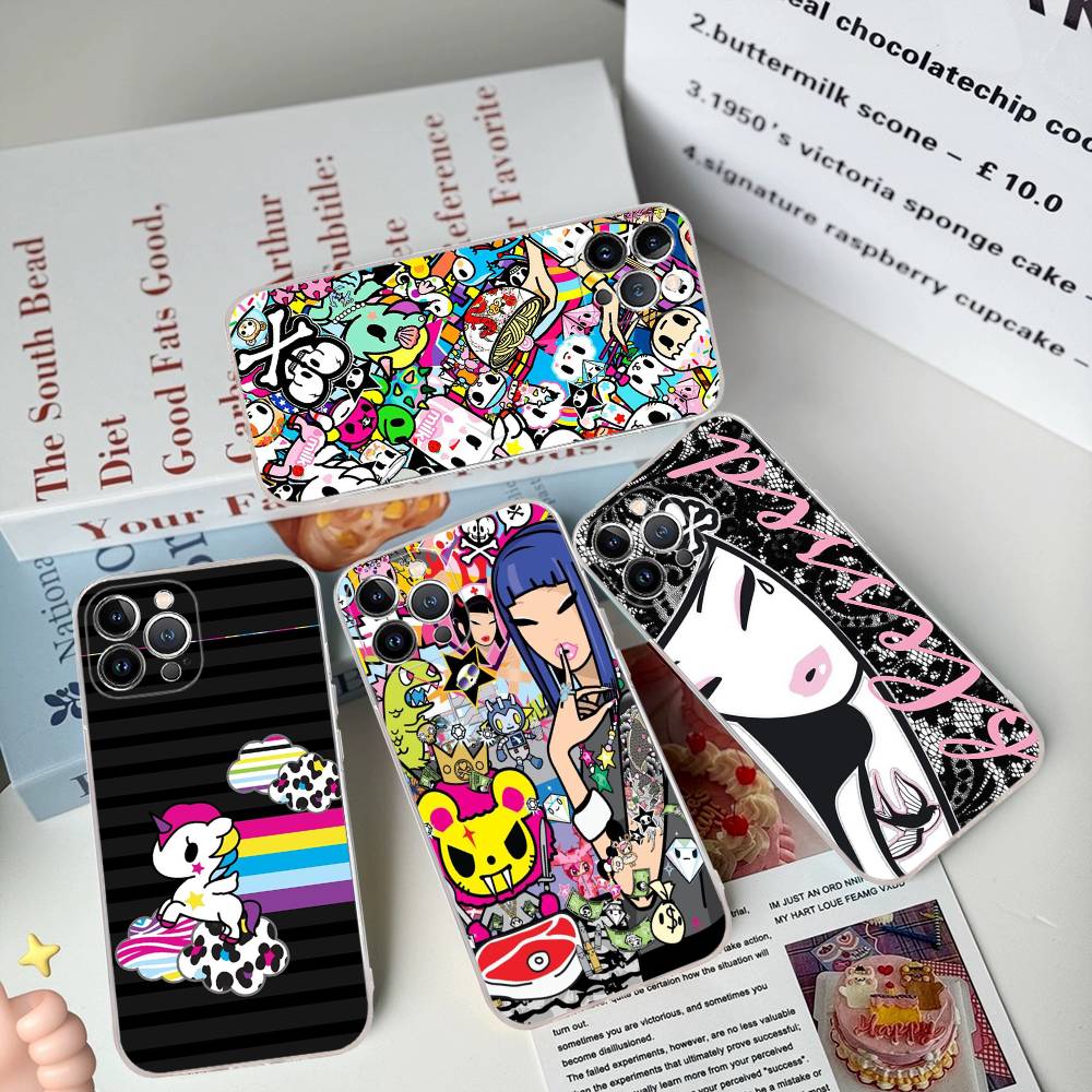 Japan Tokidoki For IPhone 17 16 16e 15 14 13 12 11 Pro Max Mini Plus Phone Case