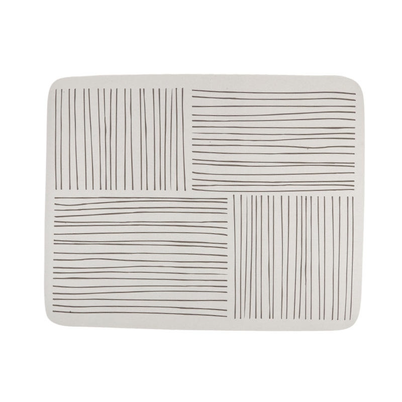 Kitchen Countertop Simple Dish Drying Mat Non-slip Aesthetic Absorbent Drainer Mat Ideal Kitchen Accessories