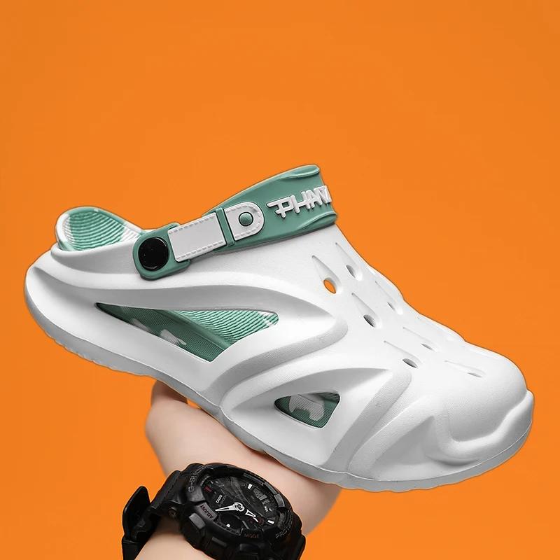 Fashion Men's Summer Shoes Plus Size Shose Boty Panske Home Slippers Men Luxury Designer Sandals Heels Air Cushion Tennis Chossure 2024