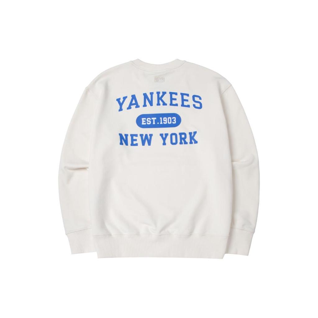 New MLB American Sweatshirt Unisex White 3AMTV0741-50CRS