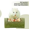 Hamster-Kauspielzeug für Zähne Kleintier-Futter Napf Natürliches Chinchilla-Kauspielzeug zur Anreicherung Spiel Hamster Chinchilla Kaninchen