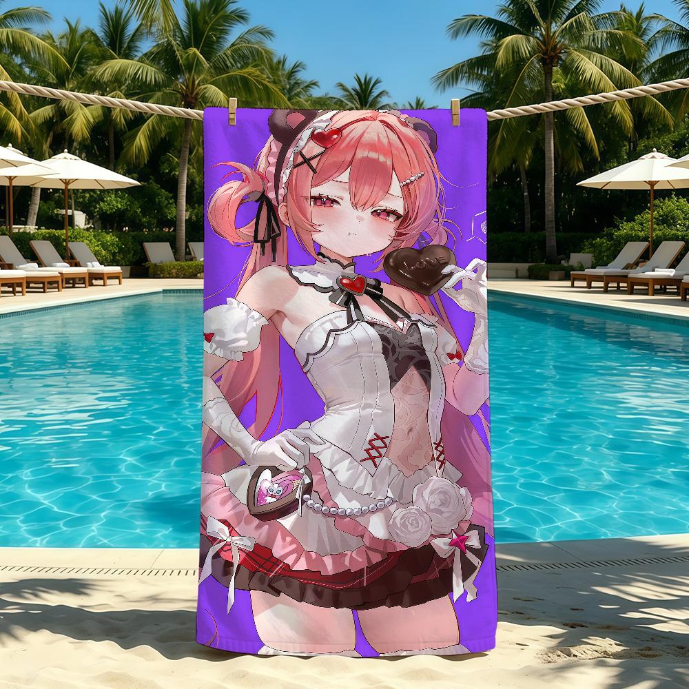 Game Stella Sora Towel For Outdoor Camping Beach Towel Super Absorbent Quick-Drying Summer Towel