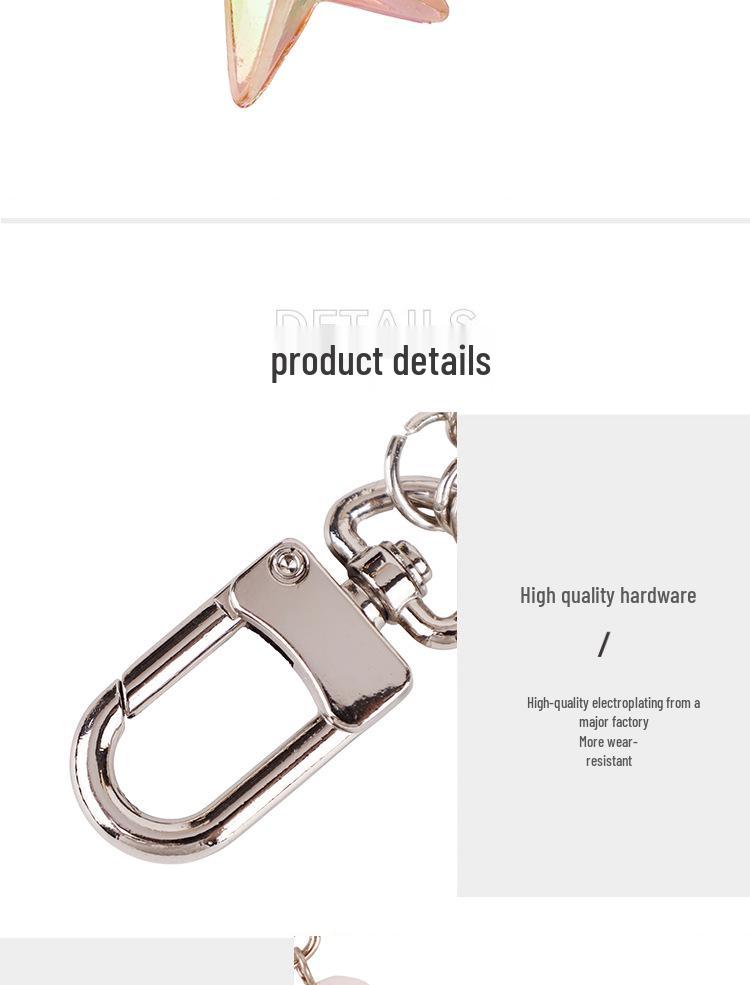 Ocean Series Starfish & Turtle Bag Charm Keyring
