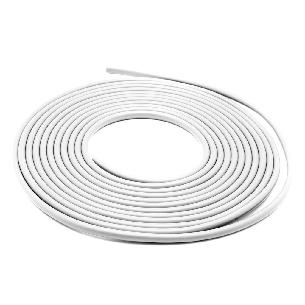 Protective Strip for Car Door Edge 5M PVC - Soundproofing and Sealing White