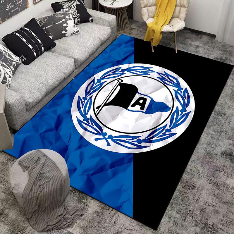 Blue and Black Flag Pattern Suitable As a Non-slip Mat for the Living Room or Bedroom Sofa