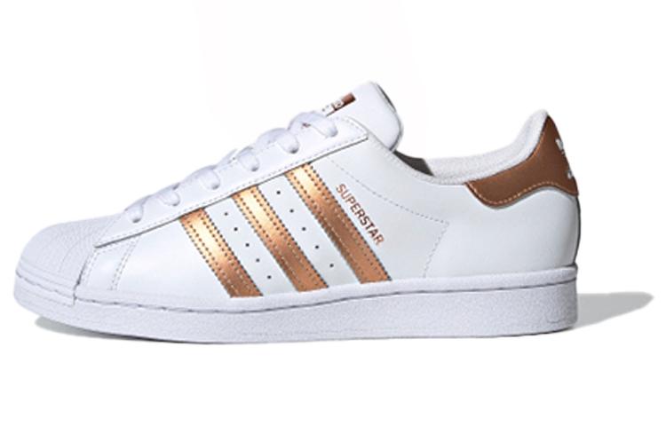 Superstar Wmns Adidas Originals  White Copper Metallic  Women s FX7484 38