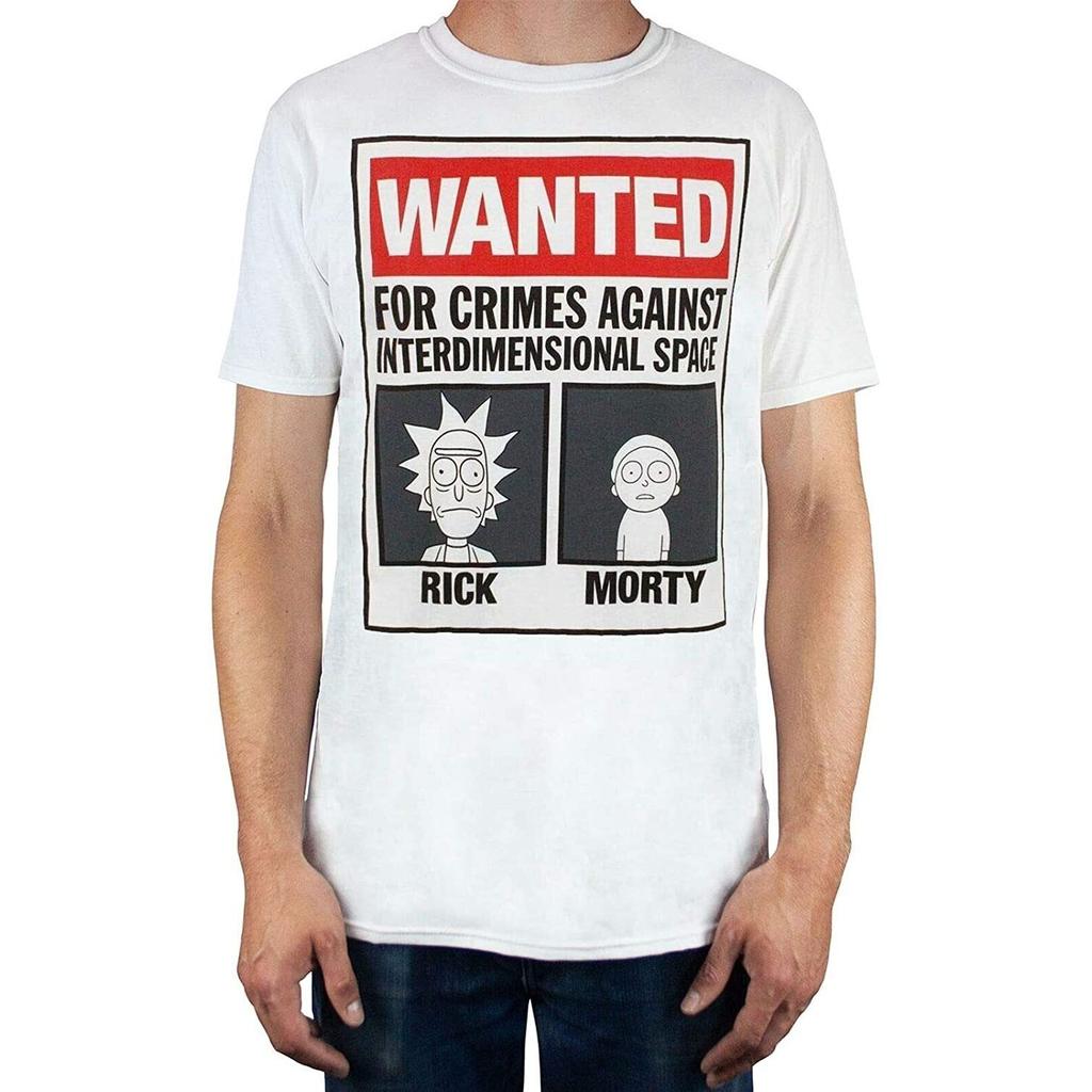 Rick And Morty Mens Wanted T-Shirt