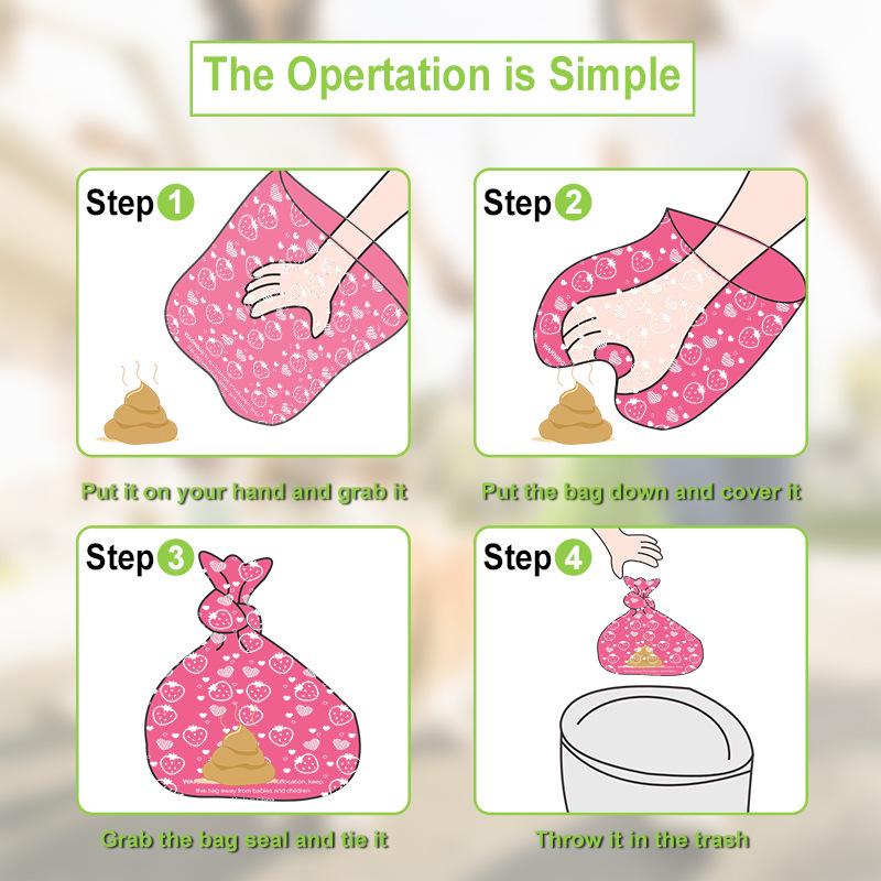 Biodegradable Pet Waste Bags - Eco-Friendly Poop Bags for Outdoor Dog Walking