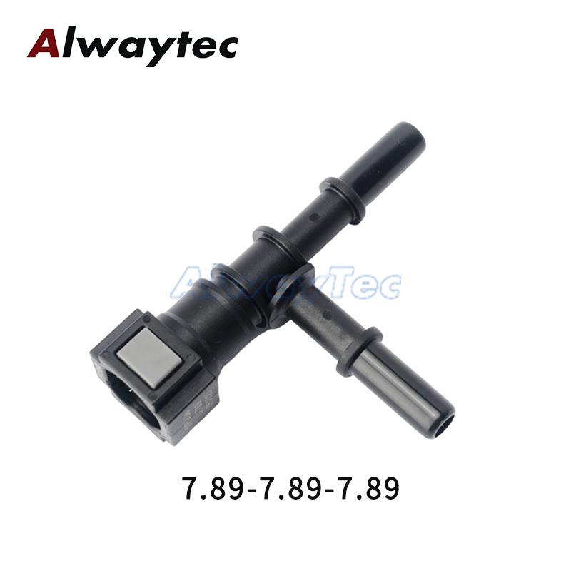Hot Sale 5/16''-7.89mm Tee Connector Quick Released Fitting for Universal Type Automotive Parts
