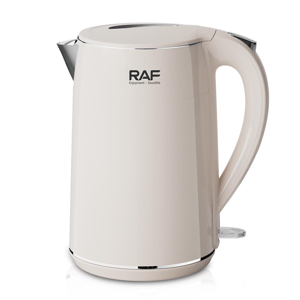 RAF European Standard Stainless Steel Portable Electric Kettle - Anti-Scald and Health Protection Features