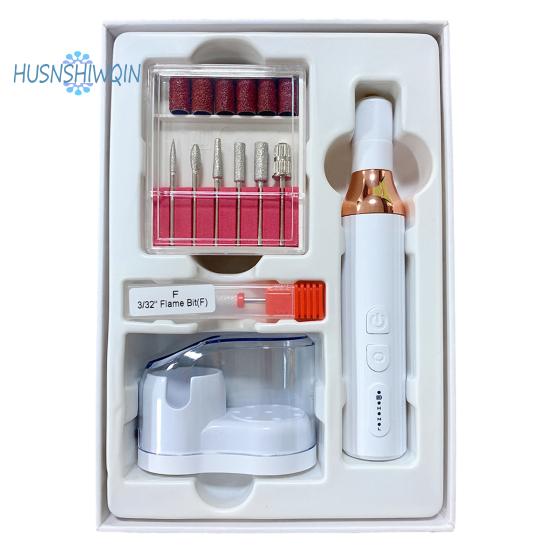 Kit Manucure électrique 6 Pièces - Perceuse à Ongles, Lime Et Embouts