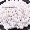 Acrylic Macaron Large Hole Round Beads for DIY Children's Bracelets and Jewelry Making