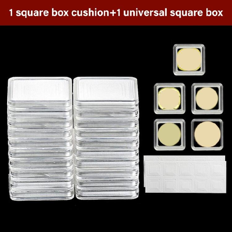 Sturdy Plastic Materials Coin Protectors Set of 100 for 17/20/25/27/30mm Commemoratives Coin In Various Sizes Daily Use