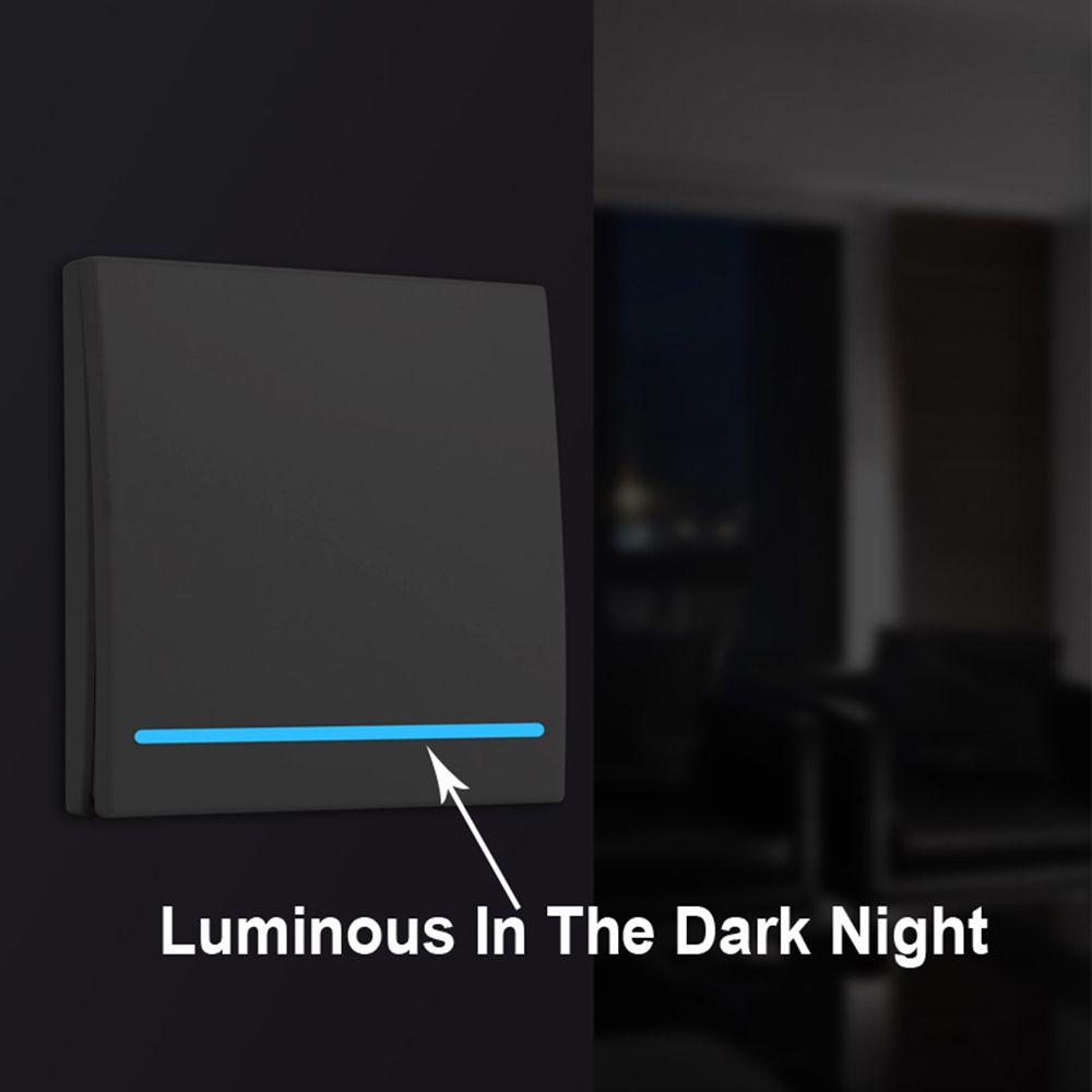 Wandleuchte 2-Wege Drahtloser Fernbedienungssender Drucktastenschalter Fernbedienungsschalter Wippschalter