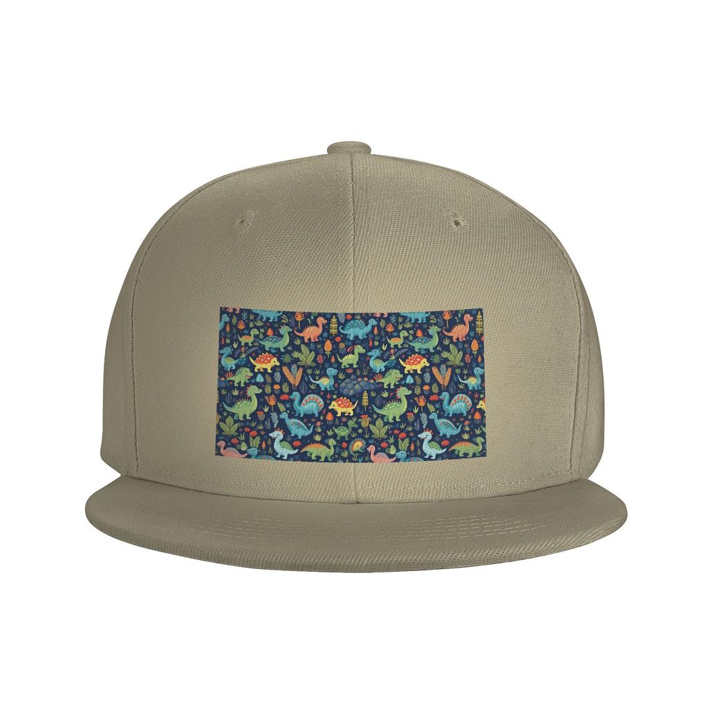 Cartoon Cute Dinosaur Pattern Baseball Caps Snapback Fashion Baseball Hats Breathable Casual Casquette Outdoor for Unisexs Womens