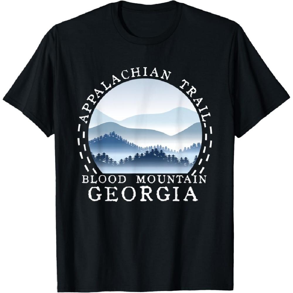 

Appalachian Trail Hikers Hiking at Blood Mountain Georgia T-Shirt(1) S