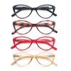 Reading Glasses Women Cat Eye Ladies Readers Lightweight Unbreakable Presbyopic Eyeglasses With Spring Hinge Glasses Reading