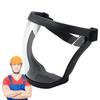 Beschlagfreie Vollgesichtsschutzmaske mit Filter, Spritzschutz, Tröpfchenschutz, Kopfbedeckung, Brille, Sphärische Schutzbrille