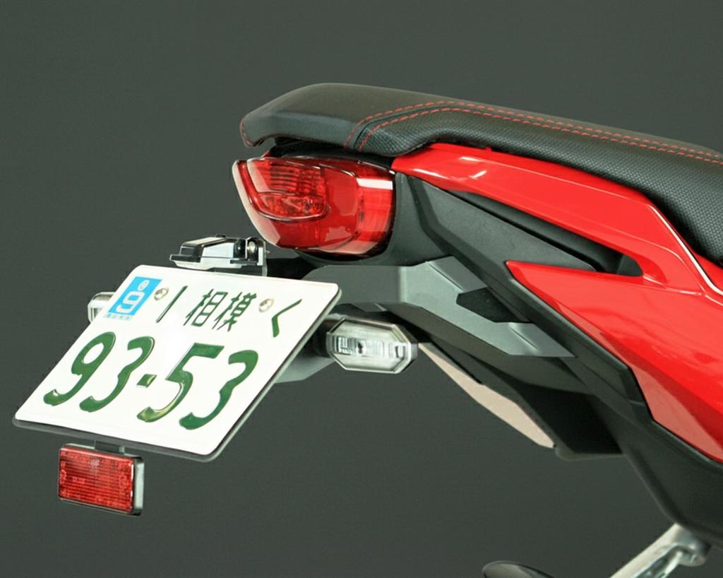 PinkFactory 2021-2025 CBR650R/CB650R/E-Clutch Fender Eliminator Kit [Compatible with 2021 New Standard 40° License Plate Angle] Factory-Direct Model