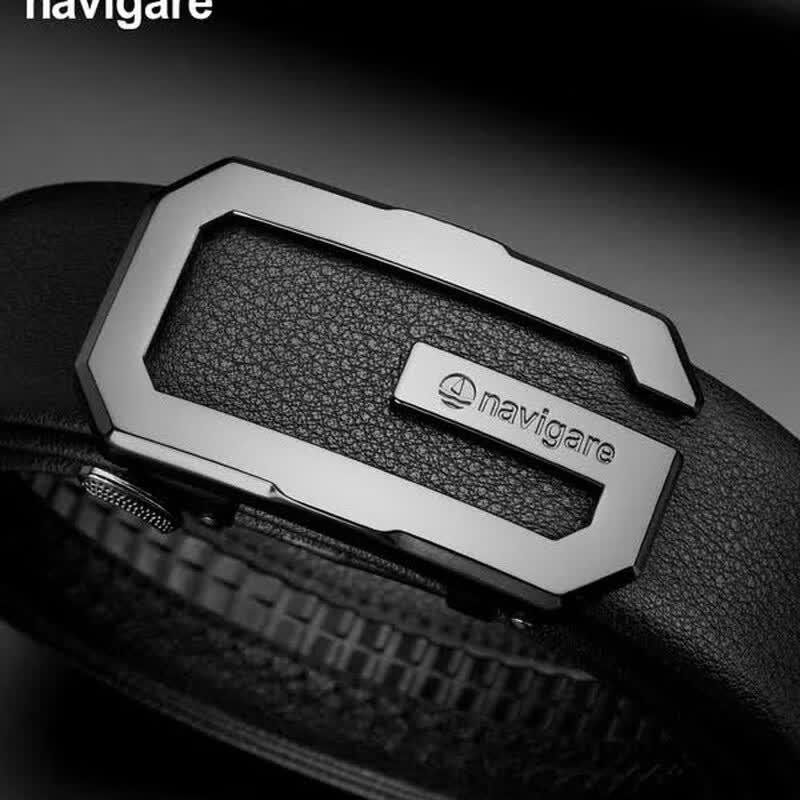 Navigare Men's Automatic Buckle Leather Belt