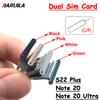 Sim Card Tray For Samsung Note 11 Ultra / S11 Plus Dual Micro SIM Card Slot Tray Holder SD Card Reader Parts