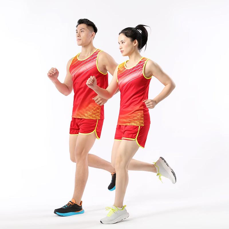 Uniformes de Equipo de Atletismo con Impresión Personalizada - Conjuntos Deportivos para Competición de Maratón para Hombres y Mujeres