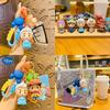 Manmiao Elsa Three-eyed Creative Car Keychain Cute Backpack Pendant Wholesale